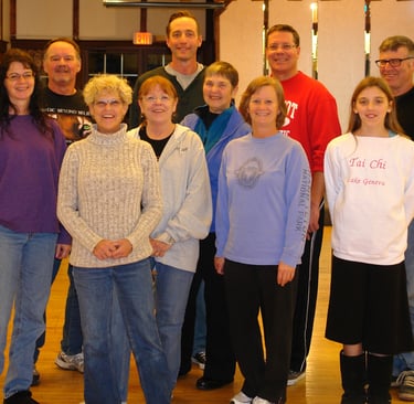 Tai Chi with Johnny's First Class 2012