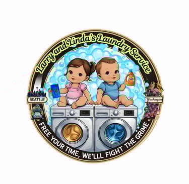 a coin shaped logo with two babies on it one holding a bottle of tide the other snuggle fabric soft