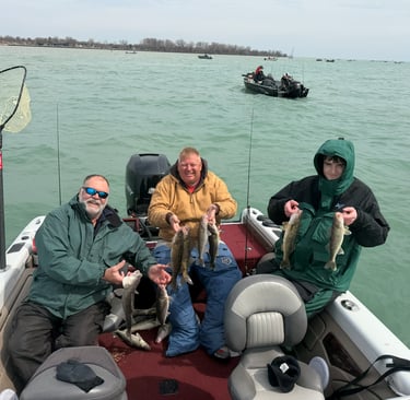 Ludington people fishing on DR