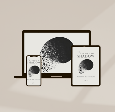 so, i married my shadow poetry & reflections on amazon, kindle, lvflvx.com @lvf.lvx @lvf.shadowwork 