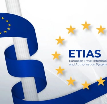 Logotipo oficial do ETIAS — Sistema Europeu de Informação e Autorização de Viagem