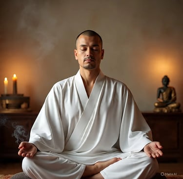 A Meditative Person