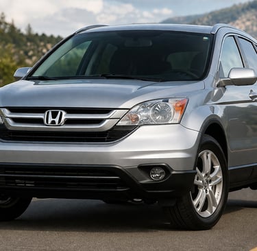 SUV médio prata em estrada com design robusto, vista frontal completa destacando espaço e conforto