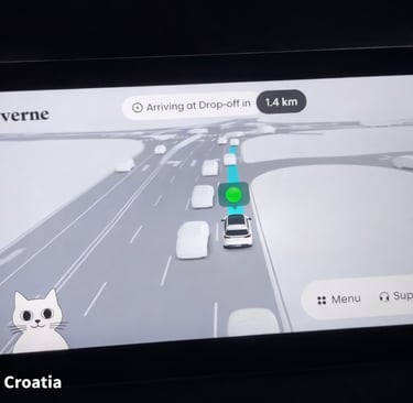 robotaxi pony ai uber funcionando via app verne em zagreb europa