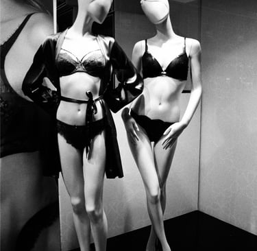 lingeria show-capture on analog photography