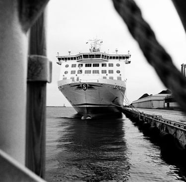 Stena line ferry-analog photography