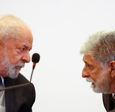 President Lula and Senior Adviser Celso Amorim. Photo: Vinícius Schmidt/Metrópoles
