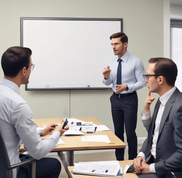 confusing business meeting