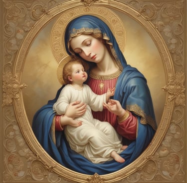 religious concert performed by a band on stage