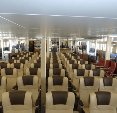 Ferry interior