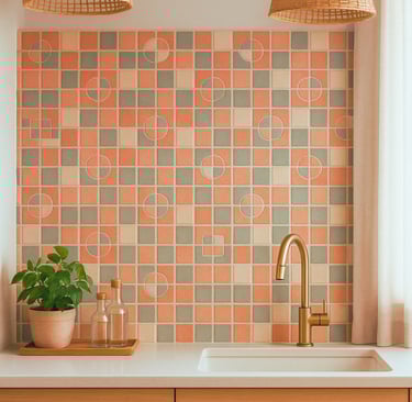 Soft Desert Mosaic tile