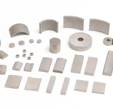 a variety of different types of metal and metal