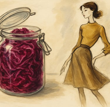 Beginner friendly fermented red cabbage recipe