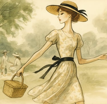 suffragettes turned the picnic into a quiet act of rebellion