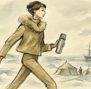 How did a Thermos help Shackleton and Scott survive the Antarctic?