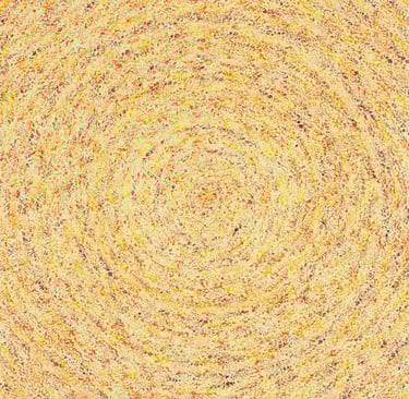 Yellow light mosaic weave from Threads of Existence