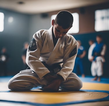 men's white karate gi