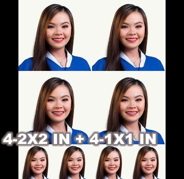 4-2X2in + 4-1X1in