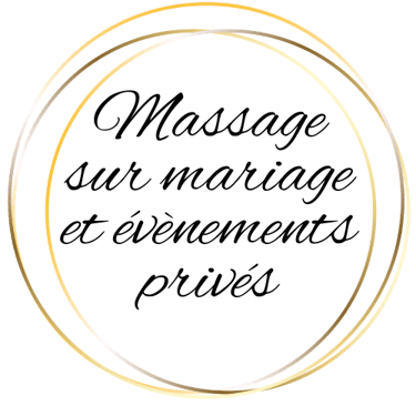 massage évènementiel privé mariage EVJF cocktail soirée personnel