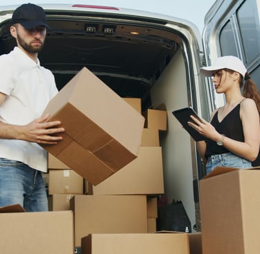 demenagement des cartons et meuble