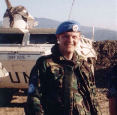 Andrew White Sarajevo, 1994, during the siege of the city