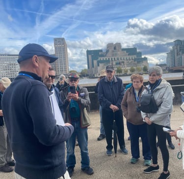 Espinage tour for American group including the role of MI5 and MI6 during World War 2
