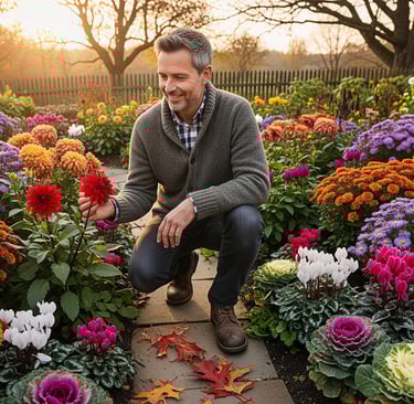 a man in a sweater and jeans is posing for a picture