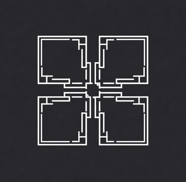 Modular LED display panels locking together