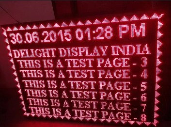 LED MOVING SIGN BOARD