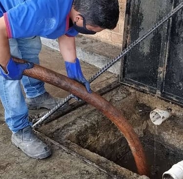 SUCÇÃO DE CAIXA DE GORDURA