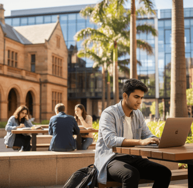 A Pakistani undergraduate student at a prestigious Australian university