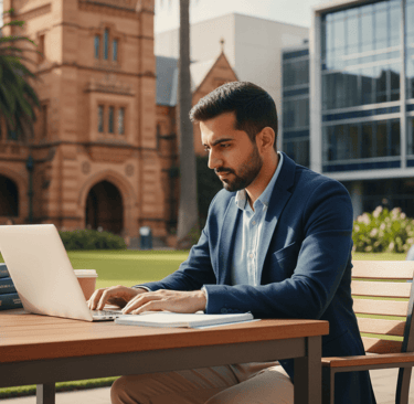 A Pakistani post-graduate student at a prestigious Australian university