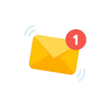 Une image d'une enveloppe mail pour définir le mail du club