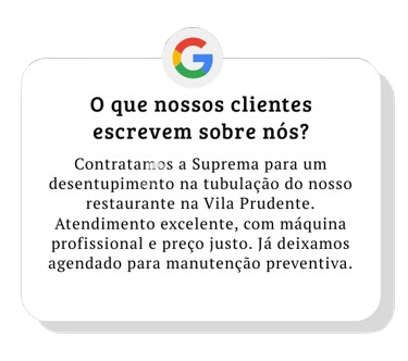 avaliação da Desentupidora Itaquera