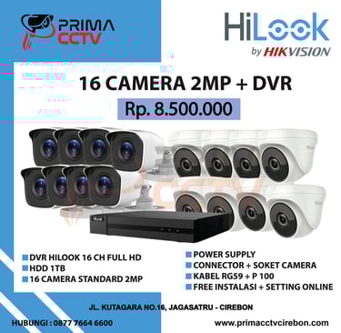 Paket 16CH Hilook 2mp