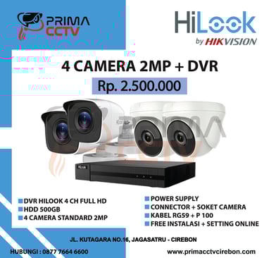 Paket 4CH Hilook 2mp