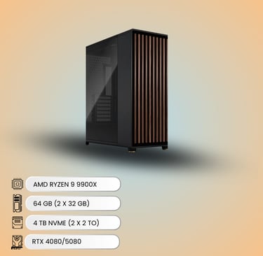 Ordinateur haut de gamme pour de la conception 3D ou du jeu