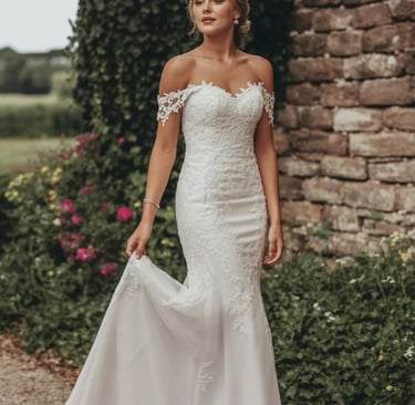 Long Sleeve Vintage Lace wedding dress