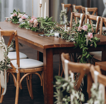 mixed wooden chairs