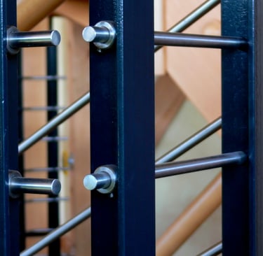 Stahlgeländer im Innen- und Aussenbereich