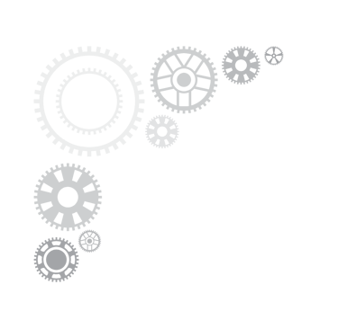 alt="Decorative gear icons representing precision and care in fire damage restoration"