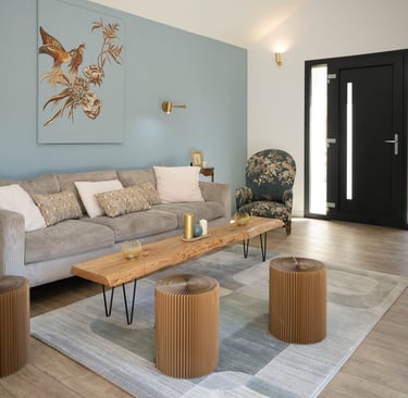 canapé table décoration