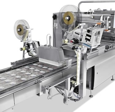 A machine which used for blister packing. thermoform fill seal packing machine,