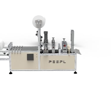 it is a fully automatic 4 side thermosealing machine for the packaging of medical disposables 
