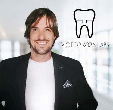 a man in a suit and a toothbrush