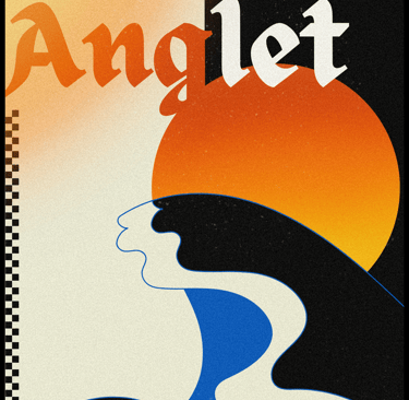 Affiche de la ville d'Anglet - Projet personnel