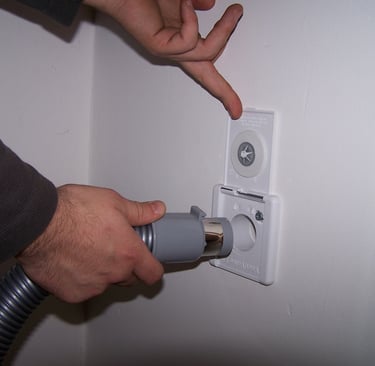 Branchement prise aspirateur duovac