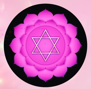 Pink Heart Chakra. Self love, and self care, acceptance, self forgiveness