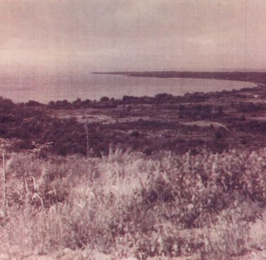 a black and white photo of Pattaya