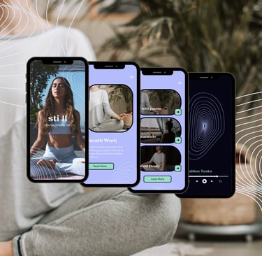 still brand and web design for a mindfulness app